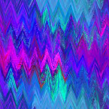 Water Coloured Zig Zags